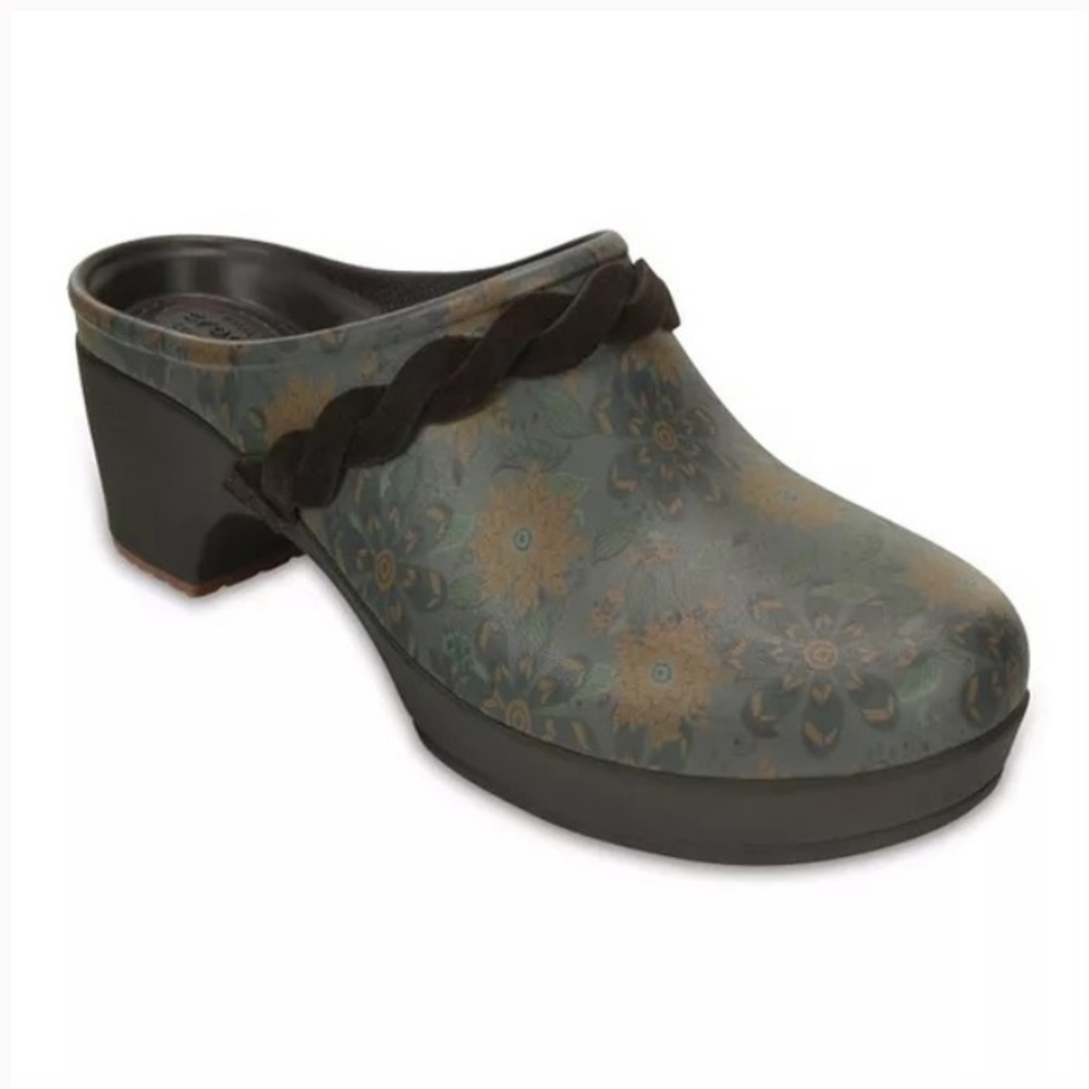 CROCS FLORAL SLIDE IN CLOGS